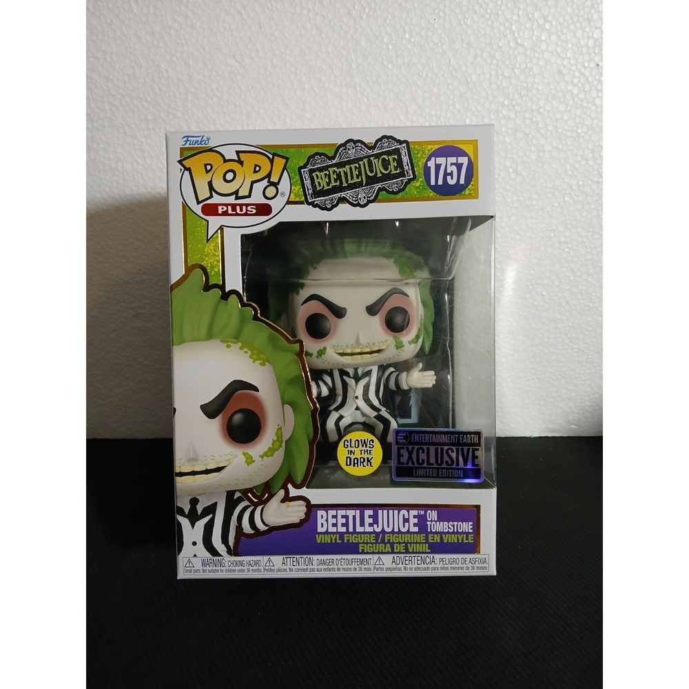 Funko Pop! Plus: Beetlejuice on Tombstone - (Entertainment Earth) #1757